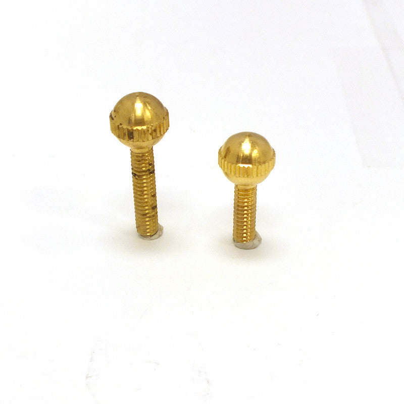 Brass Ball - 3/8 Diameter - Polished Nickel Finish - Threaded 8-32