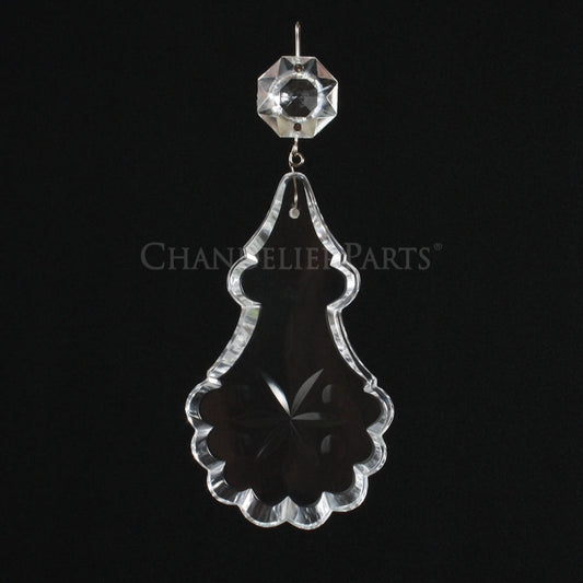 Czech Crystal Pendalogue w/ Top Bead