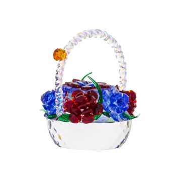 Crystal Basket Figurine by Asfour® Crystal