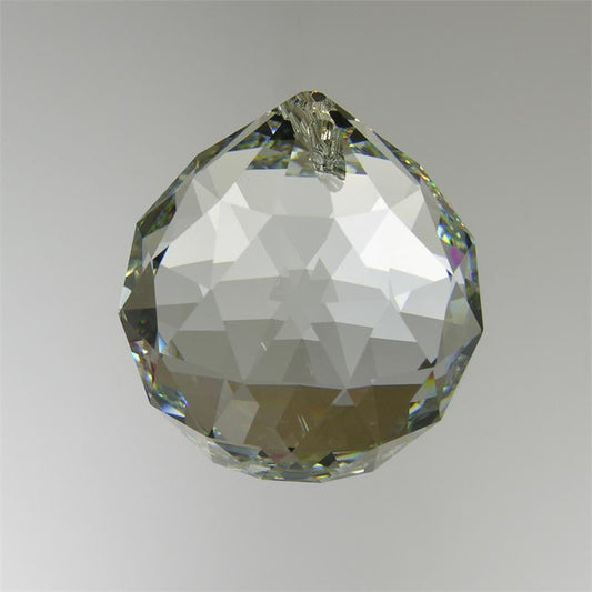 SWAROVSKI SPECTRA®<br>40mm Clear Faceted Ball (Blemished)