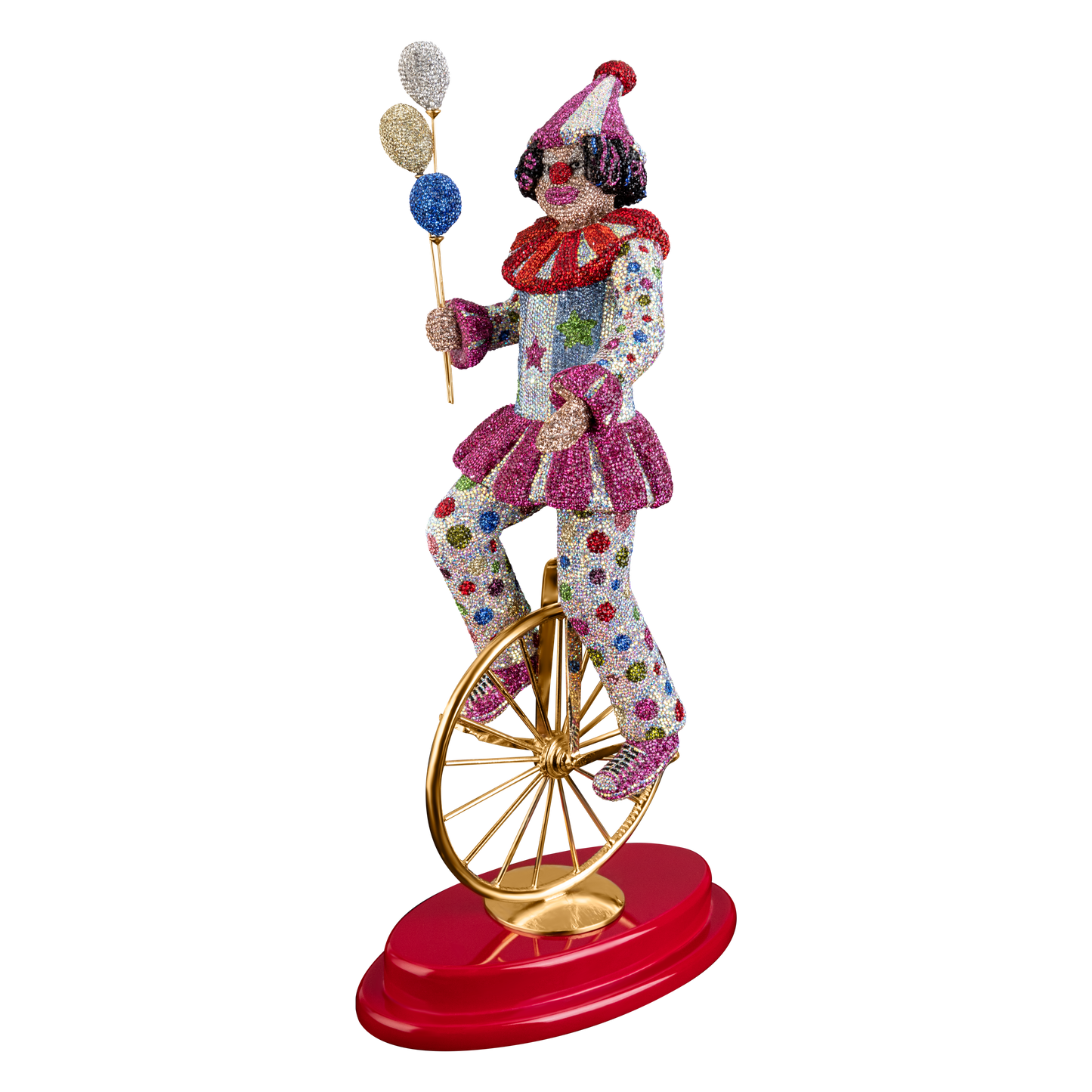 Clown Inlaid w/ Cloves Figurine by Asfour® Crystal