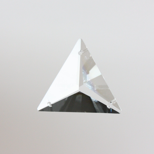 SWAROVSKI STRASS®<br>30mm Crystal 3-Hole Triangle Prism (Blemished)