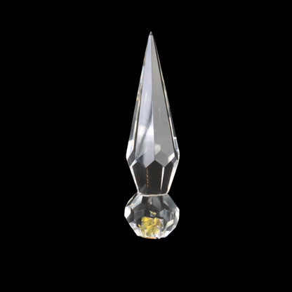 4" Clear Spike/Finial (Blemished)