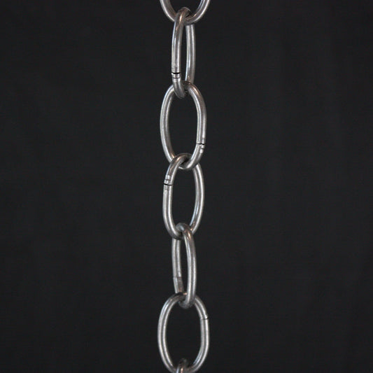 4 Gauge Pewter Colored Iron Chain (3 feet)