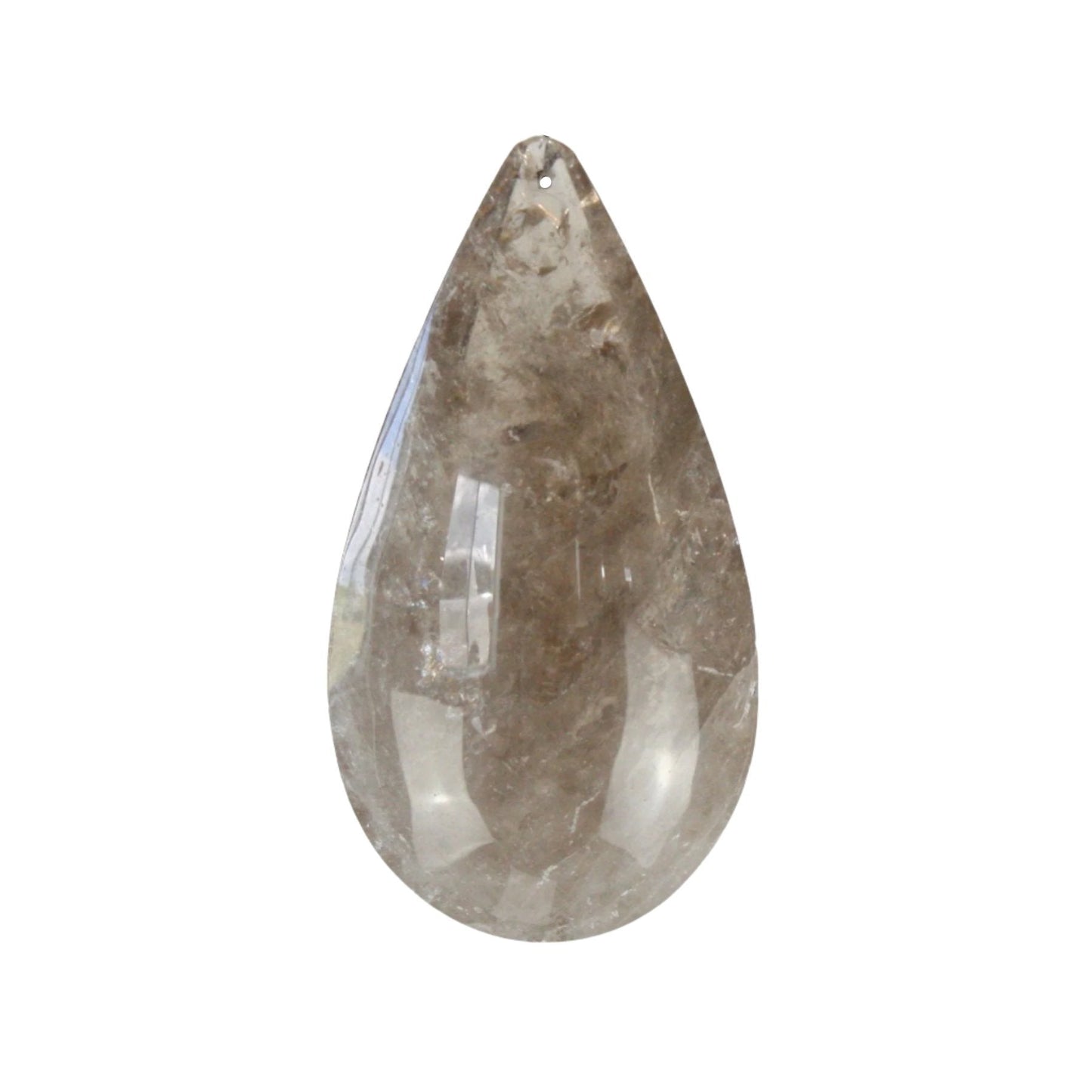 Smoky Quartz Smooth Full Pear