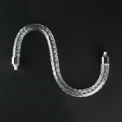 10" 25mm Rope S Arm, Chrome Ferrules