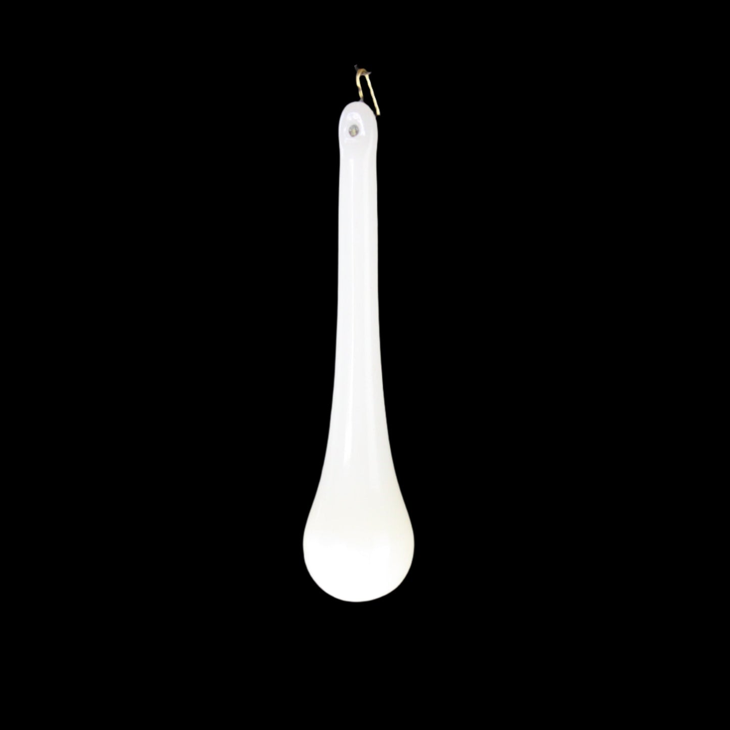 4" White Raindrop (Blemished)