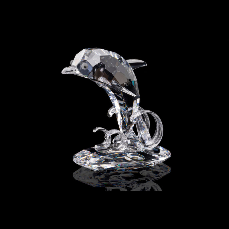 Crystal Dolphin Figurine by Asfour® Crystal