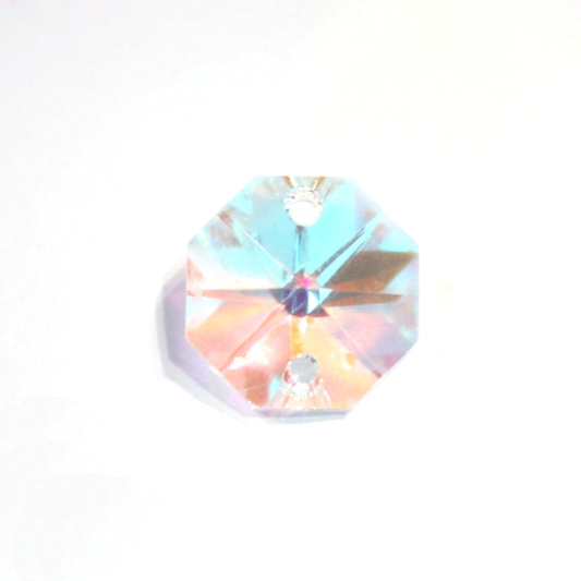 Iron-on transfer, Preciosa Czech crystal, crystal clear, 35x33.5mm