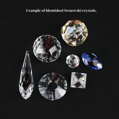 SWAROVSKI STRASS®<br>26mm Crystal 2-Hole Oval Bead (Blemished)
