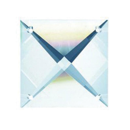 SWAROVSKI STRASS®<br>Crystal/Colored 4-Hole Square Prism