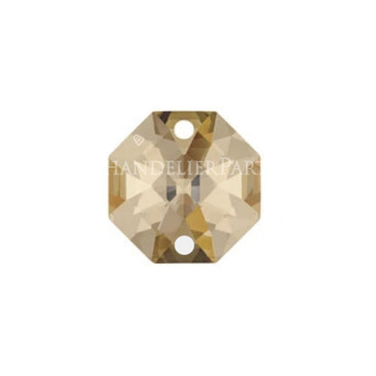 SWAROVSKI STRASS®<BR>16mm Colored 2-Hole Octagon