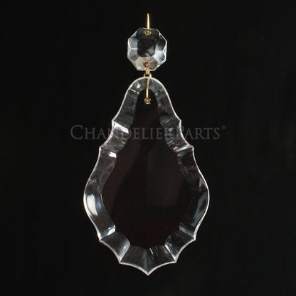 Czech Crystal Pendalogue w/ Top Bead (Blemished)