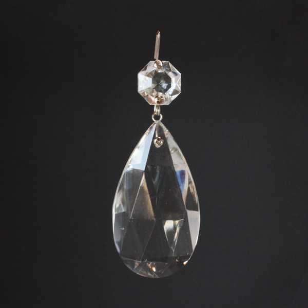 Czech Crystal Full Cut Teardrop w/ Top Bead – ChandelierParts