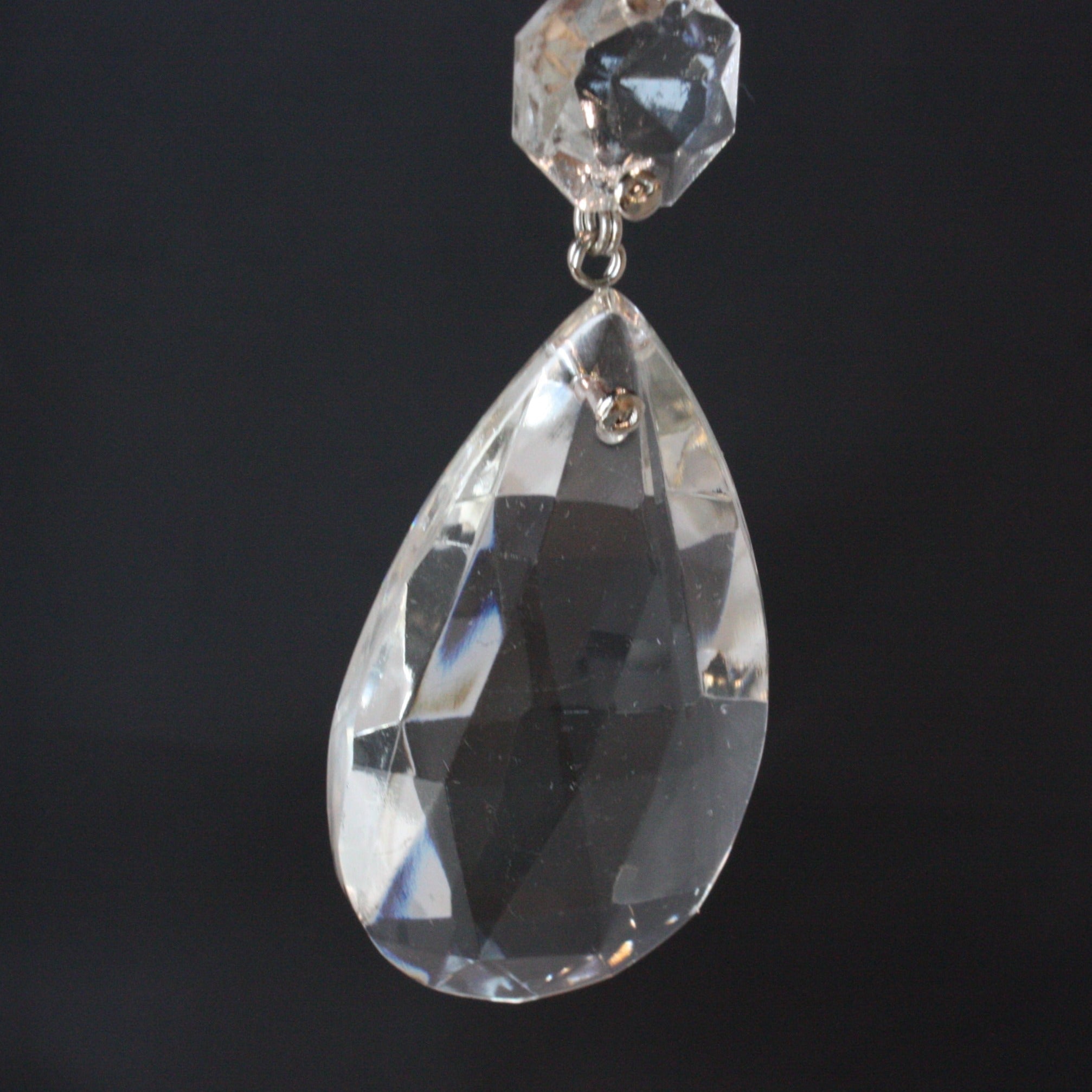 Czech Crystal Full Cut Teardrop w/ Top Bead – ChandelierParts