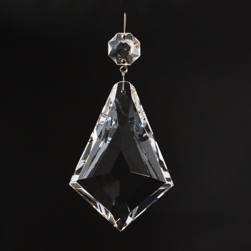 Turkish Crystal Kite Prism w/ Top Bead – ChandelierParts